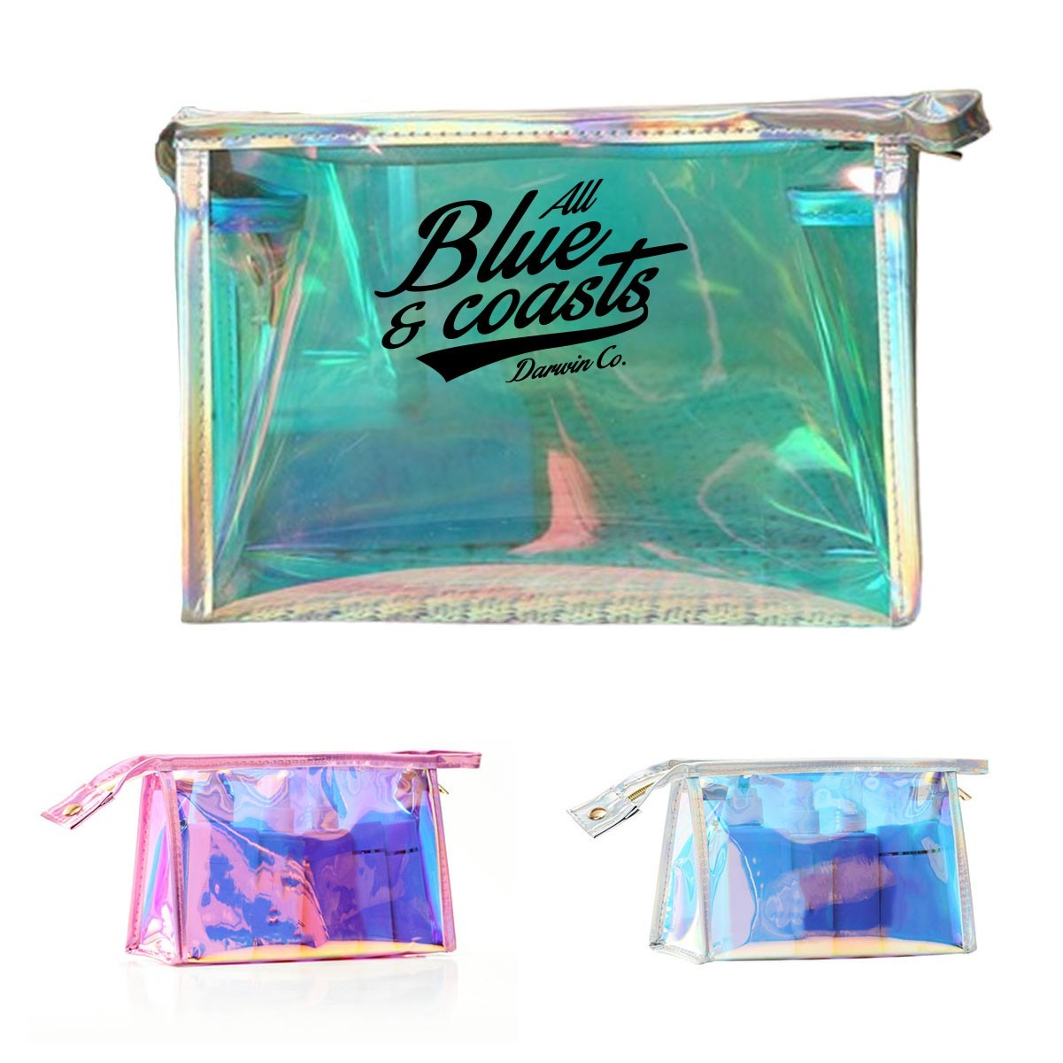 Color-Changing Transparent PVC Makeup Bag
