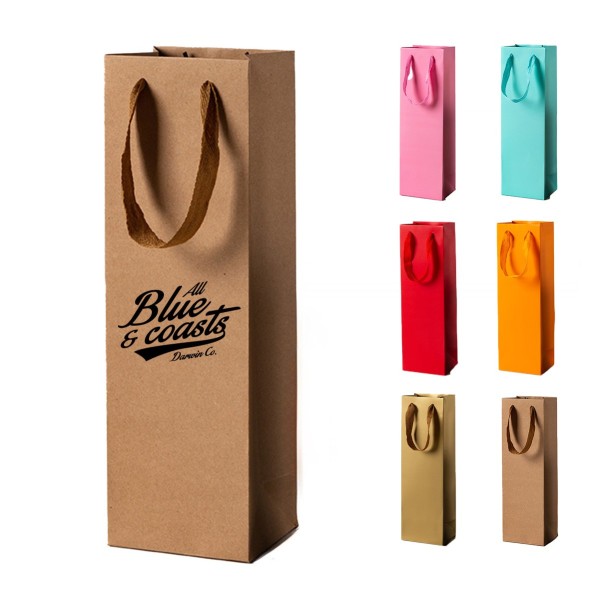 Handcrafted Paper Wine Bottle Bag