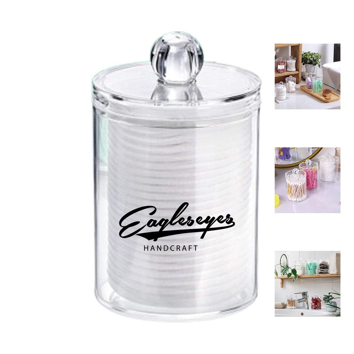 Bathroom Vanity Organizer Jar