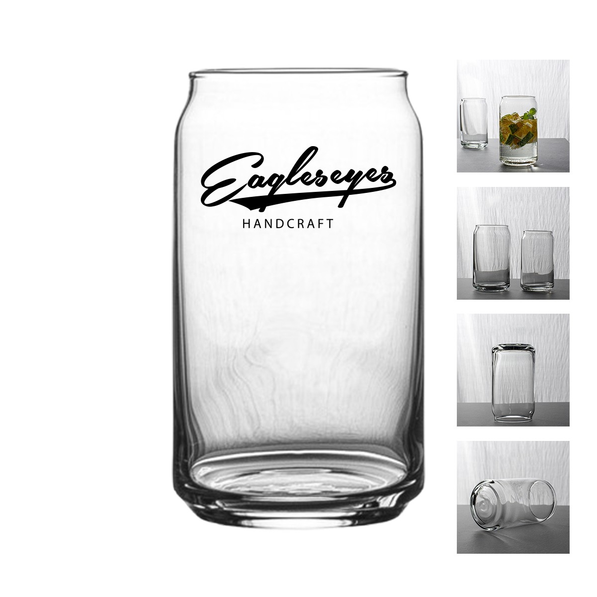 16oz Drinking Glass Set