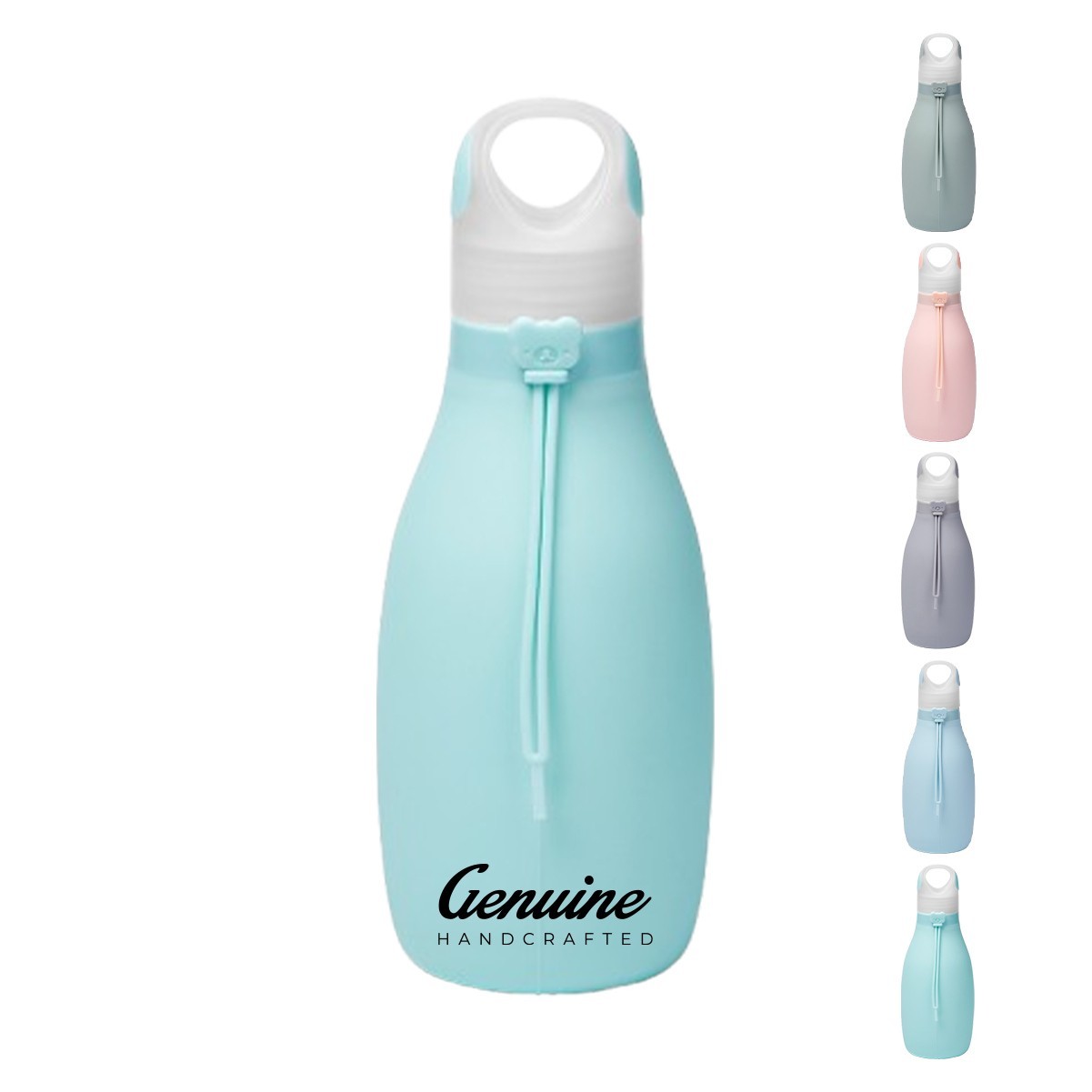 17oz Collapsible Silicone Water Bottle