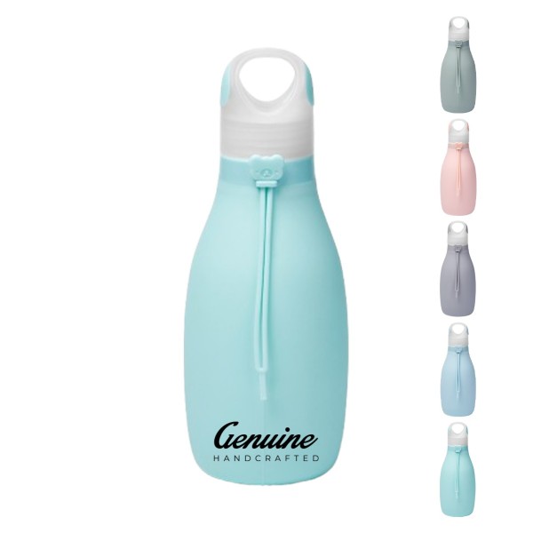 17oz Collapsible Silicone Water Bottle