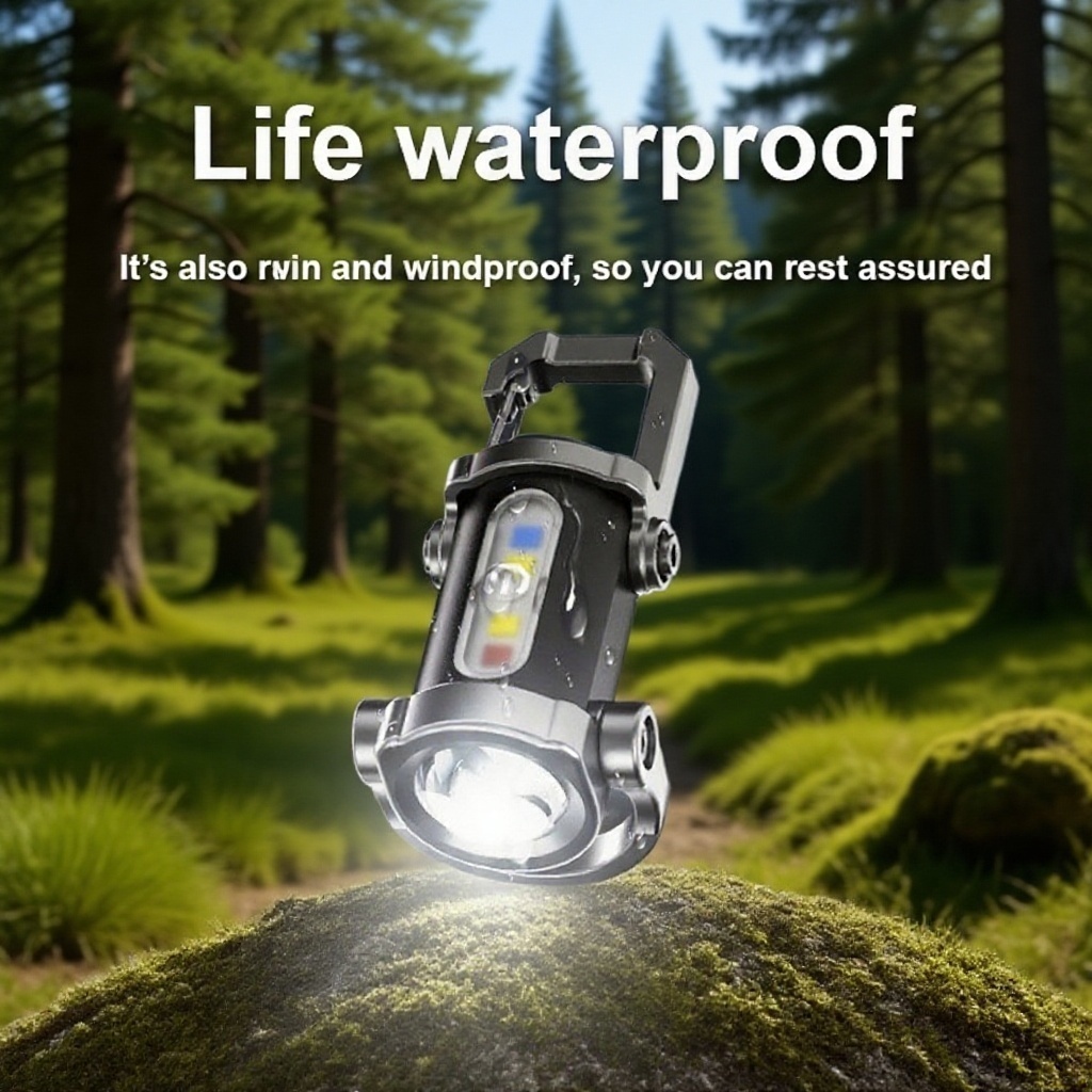 💡 Blindingly Bright, 🔋 Charges Your Phone, 🆘 Signals for Help. The 3-in-1 lifesaver you clip to your keys.