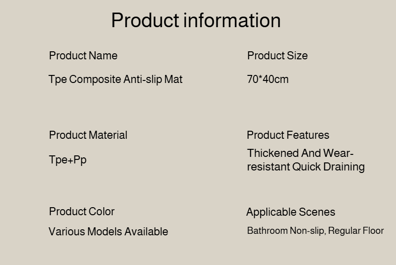 Shower special draining mat massage footrest