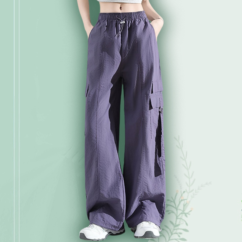 Casual Climbing Pants Casual Pants High Waist Climbing Casual Fabric Natural Draped