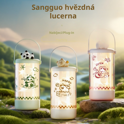 Noční lampička na spaní pro maminky, ambientní světlo k posteli