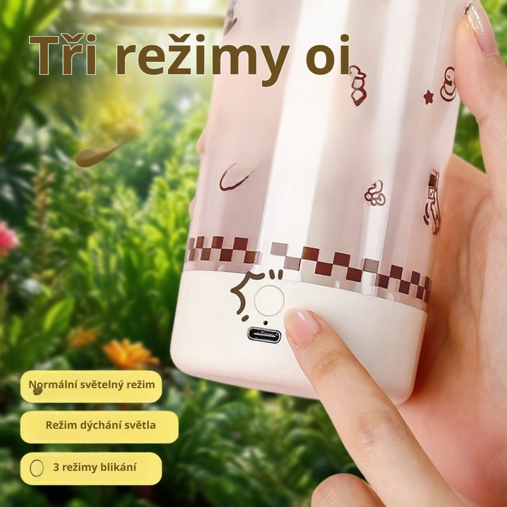 Noční lampička na spaní pro maminky, ambientní světlo k posteli