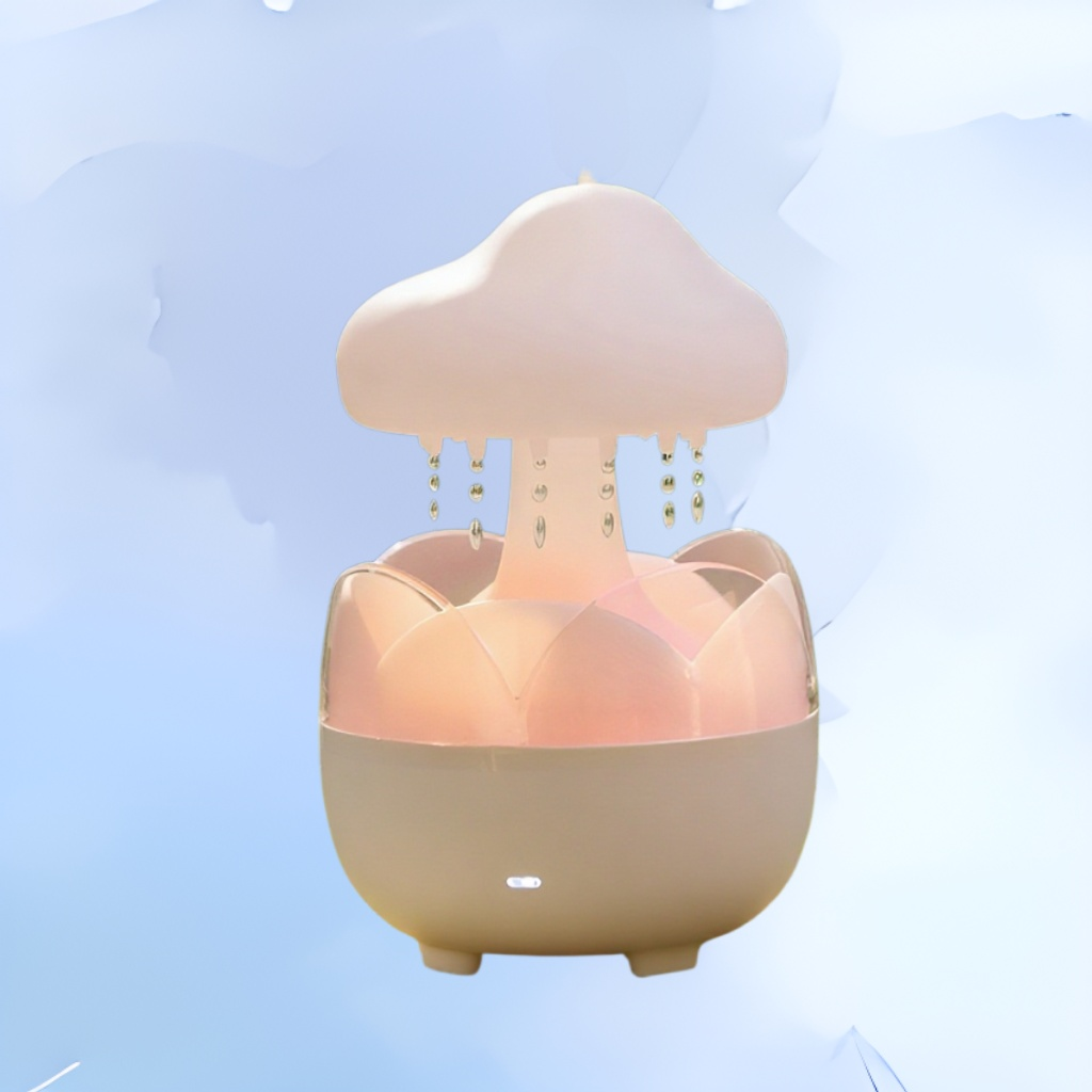 Malý domácí aroma difuzér Raindrop s esenciálními oleji, vhodný do ložnice