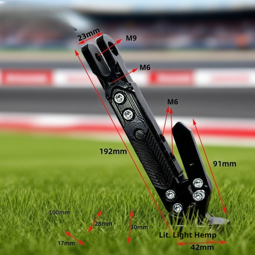 barevný nastavitelný boční stojan pro elektromotorky