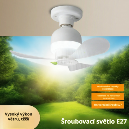 Elektrický stropní ventilátor pro domácnosti a koleje