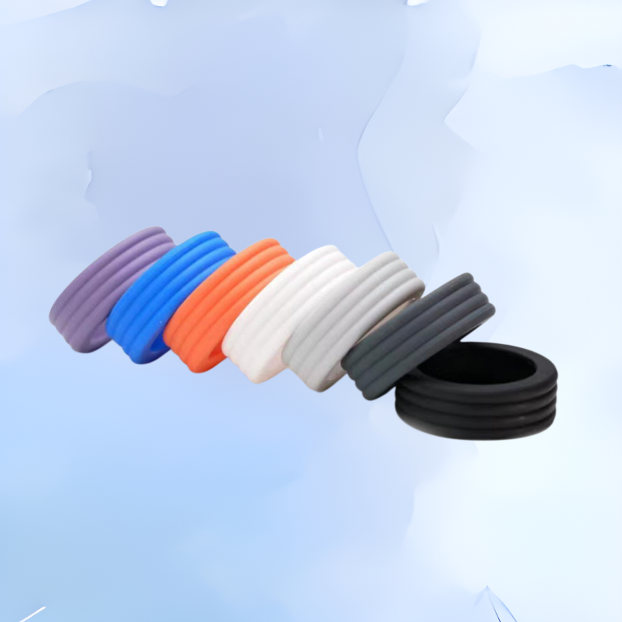 Silikonový návlek na kolečka kufru pro tiché cestování