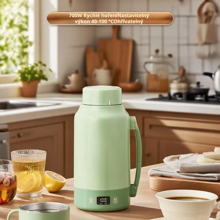 Elektrická konvice na ohřev vody s udržením teploty