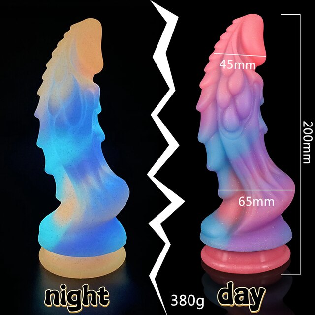 🔥Super burst style🔥Luminous Spiral Monster Dildo