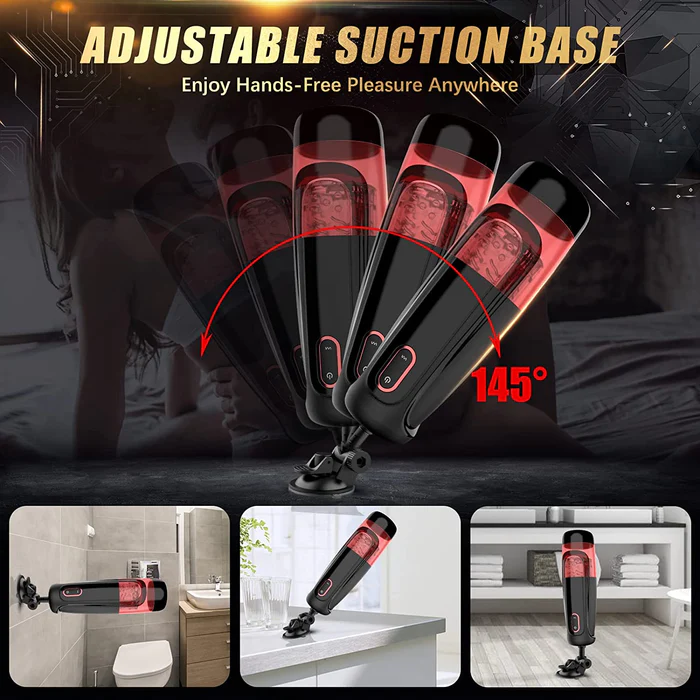 Sexy Moaning Rotating & Thrusting Masturbator Cup