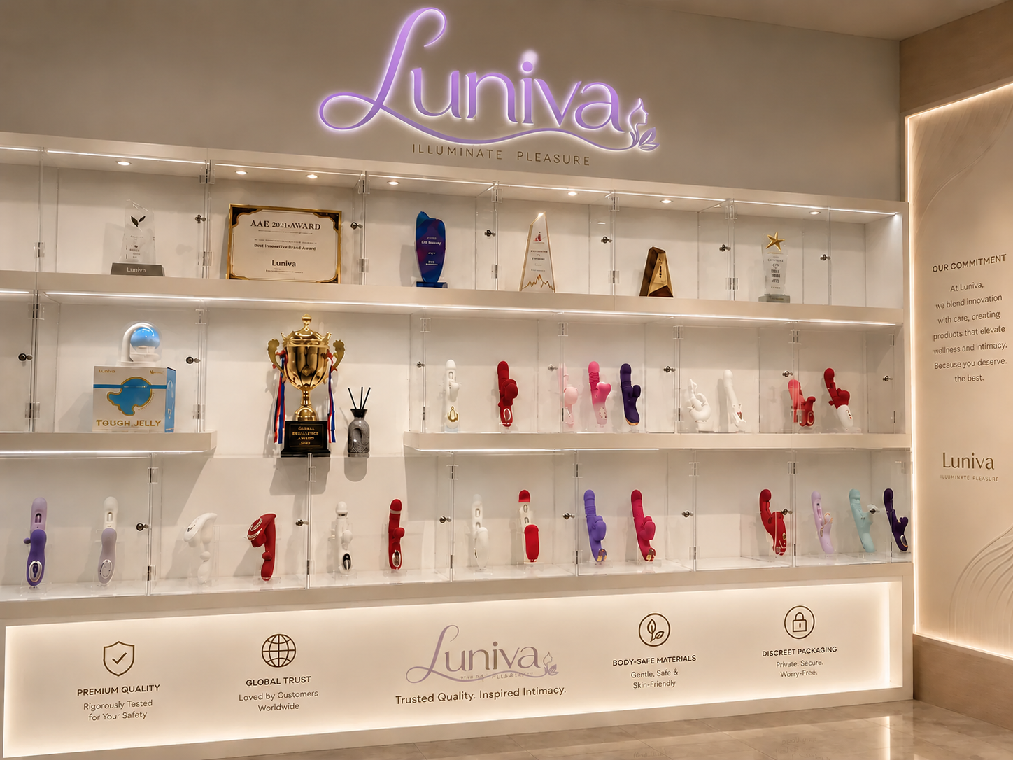 Luniva showroom