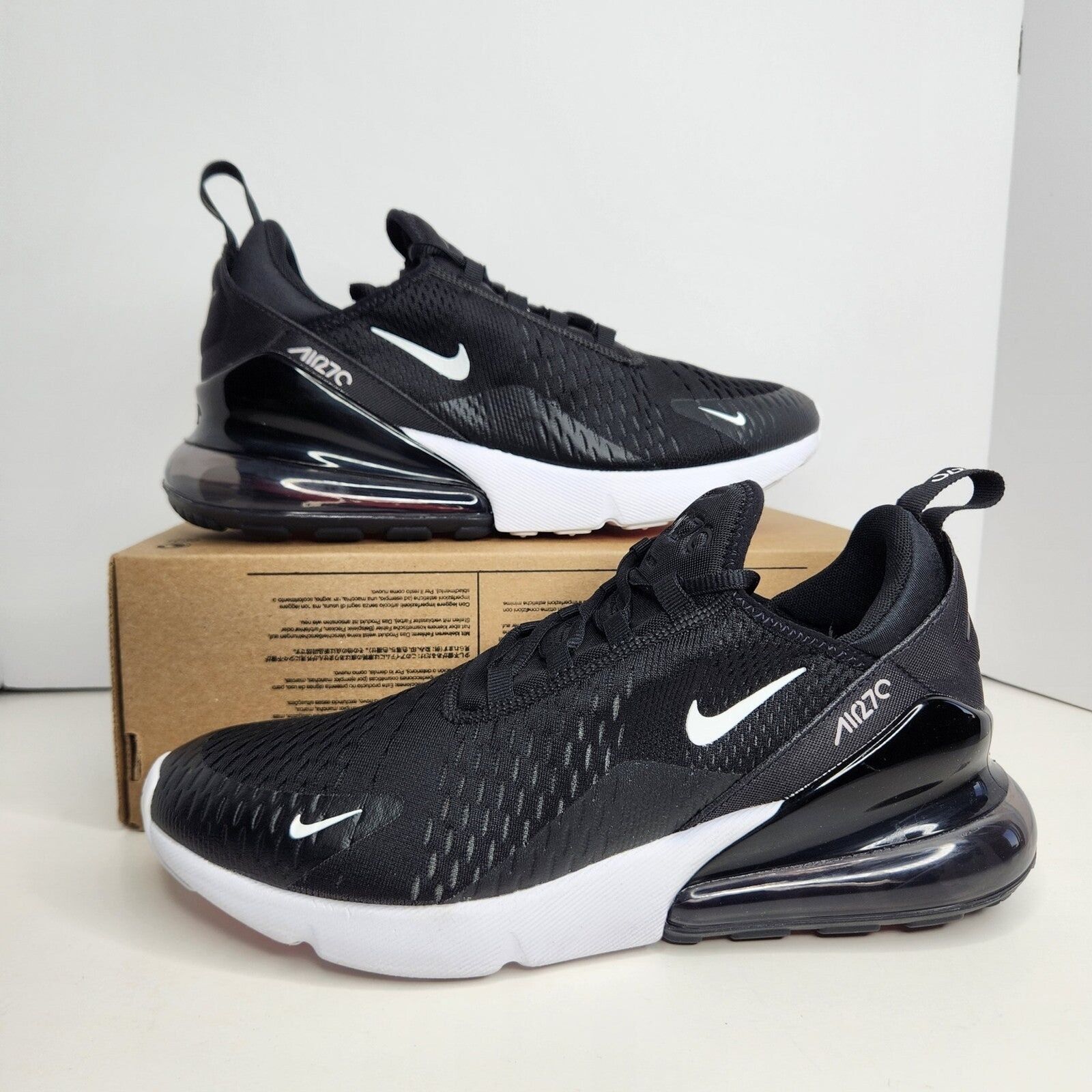 Unisex Black White Trainers