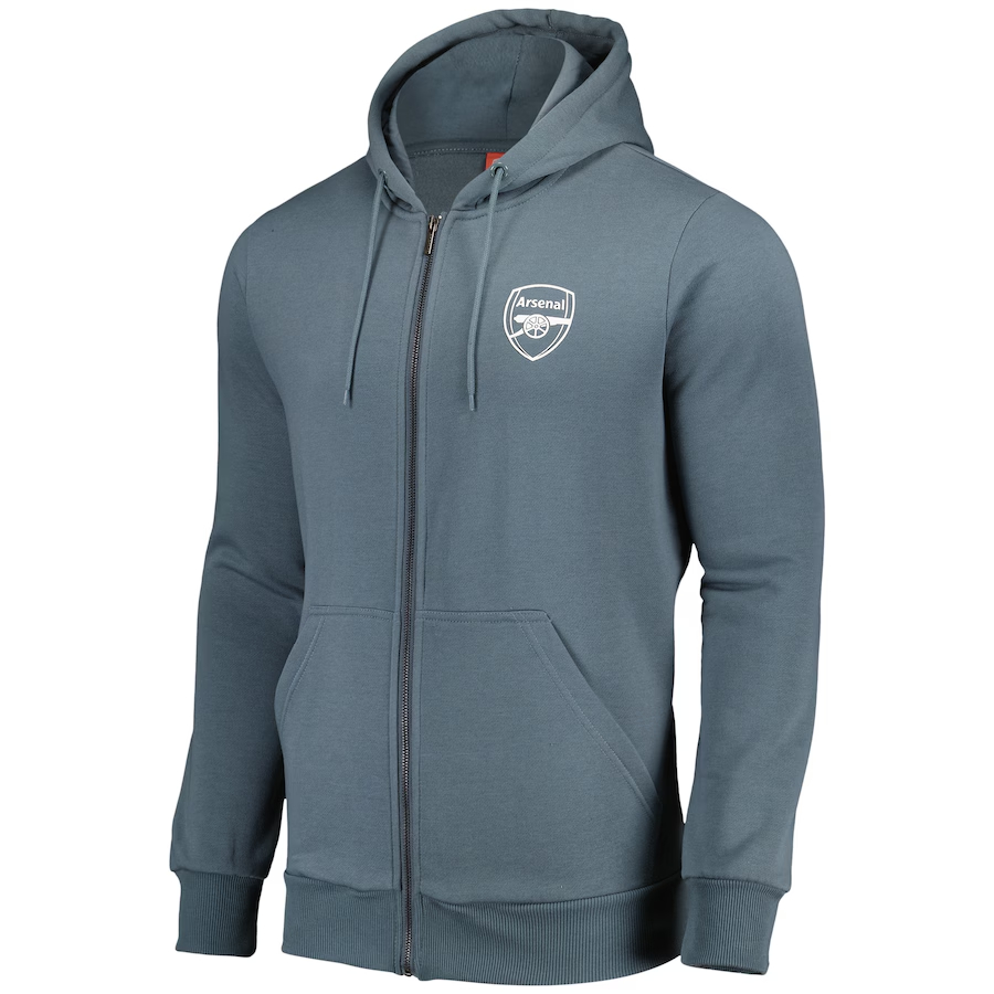 Arsenal Full Zip Hoodie - Stormy Weather