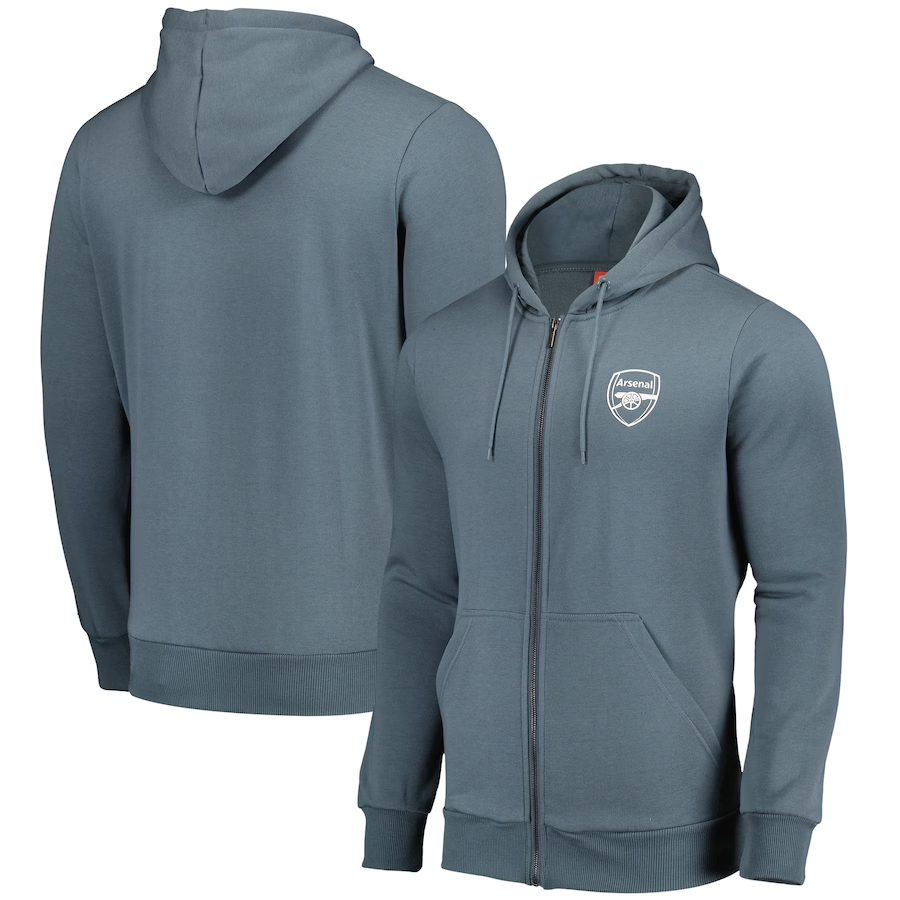 Arsenal Full Zip Hoodie - Stormy Weather