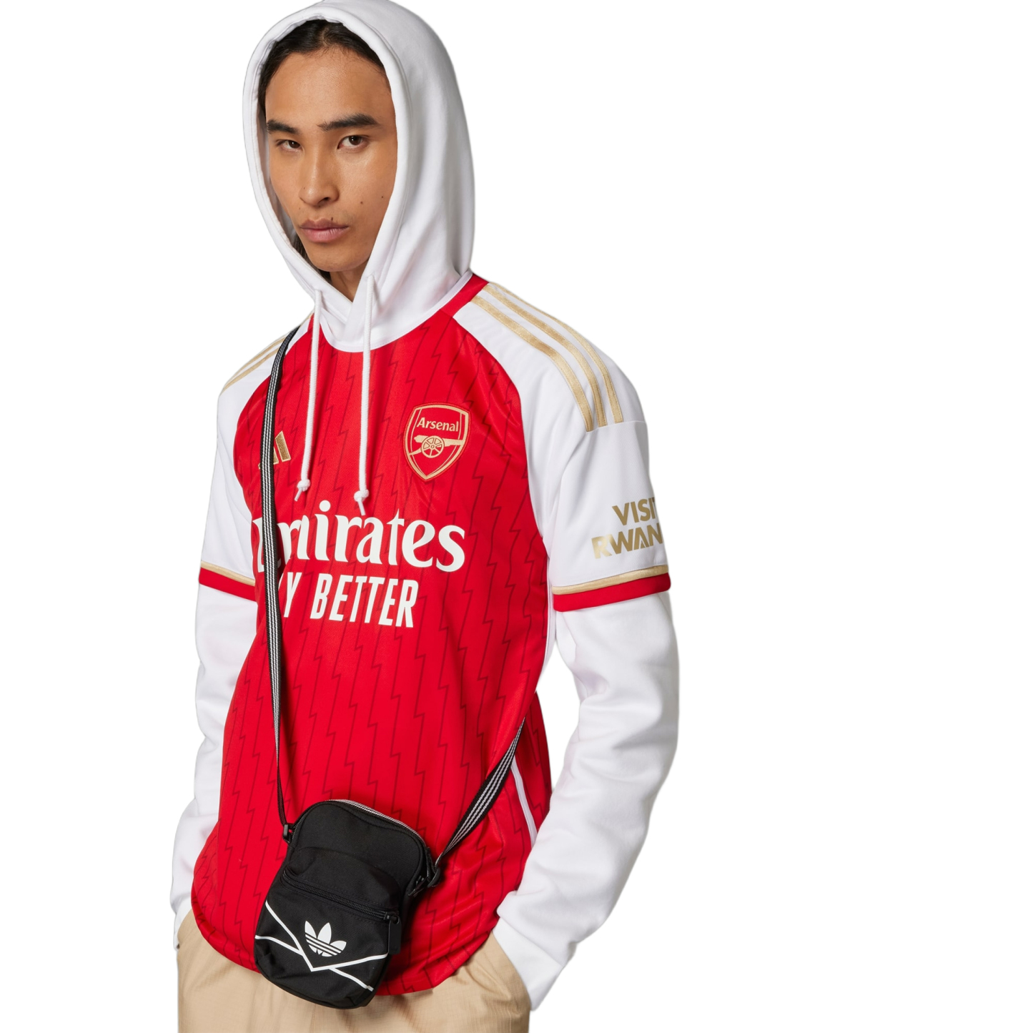 Arsenal AdiQDFdas 23/24 Home Jersey