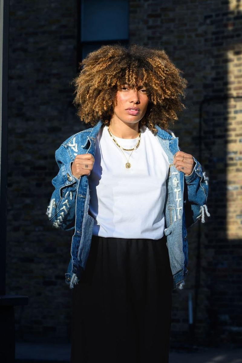 Casual Designer Woven Detail Short Denim Jacket