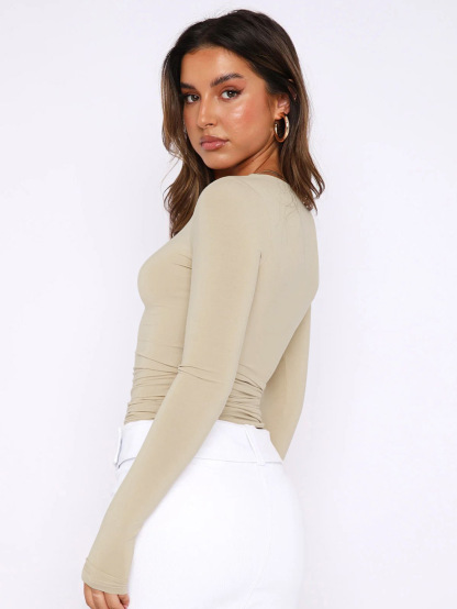 Casual Comfortable Breathable Stretch Long Sleeve Top