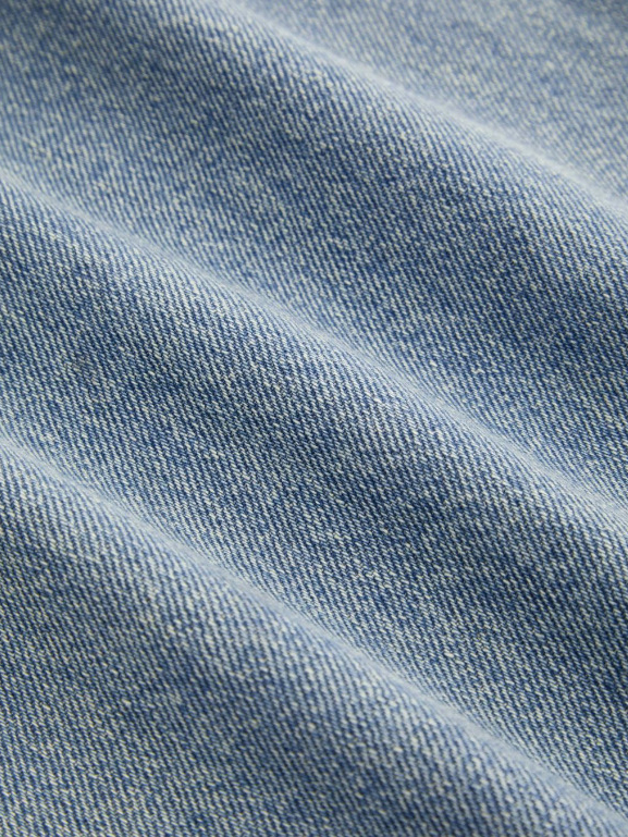 Unique Design Bow Tie Wide Leg Jeans