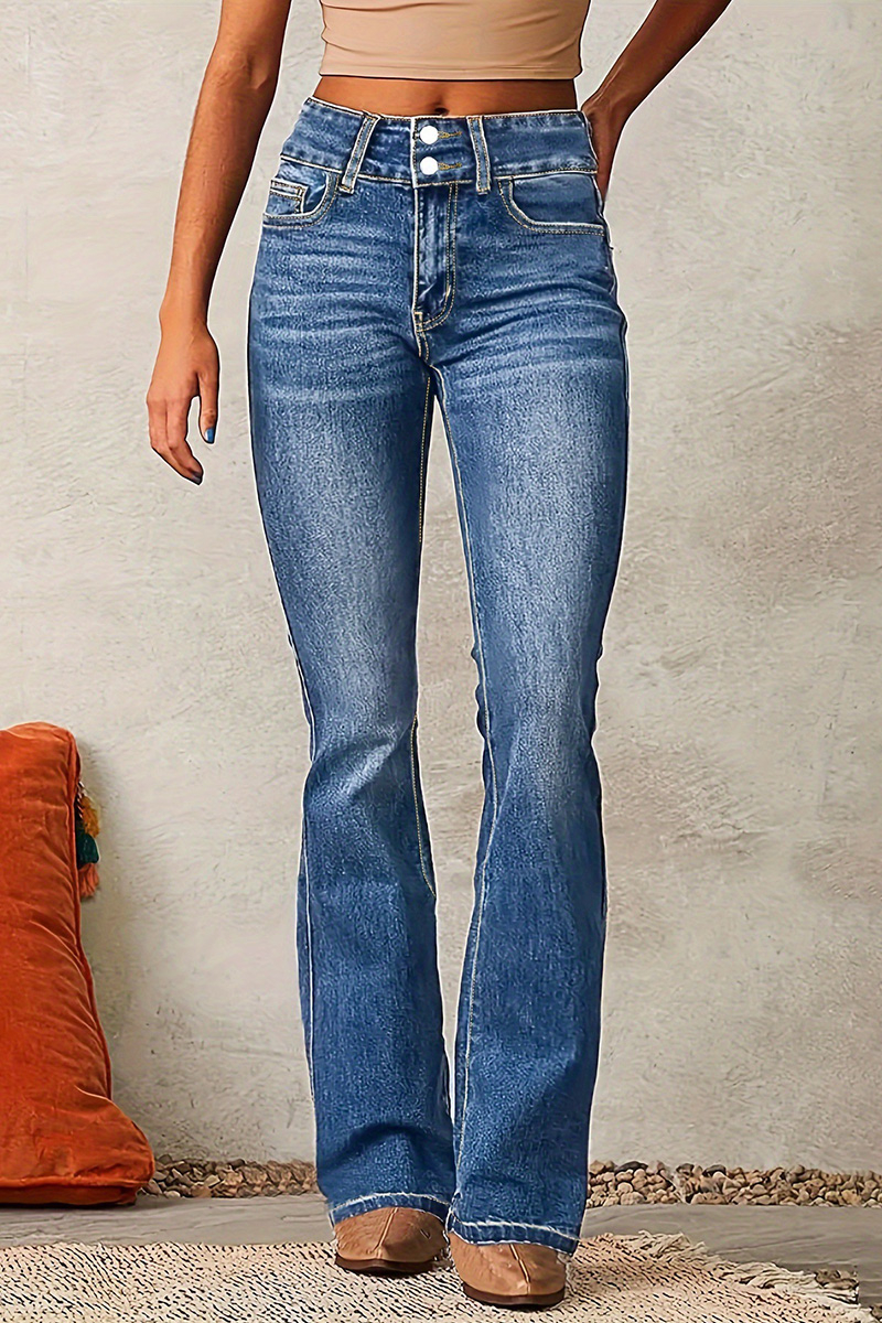 Women's Vintage Stretch Washed Jeans