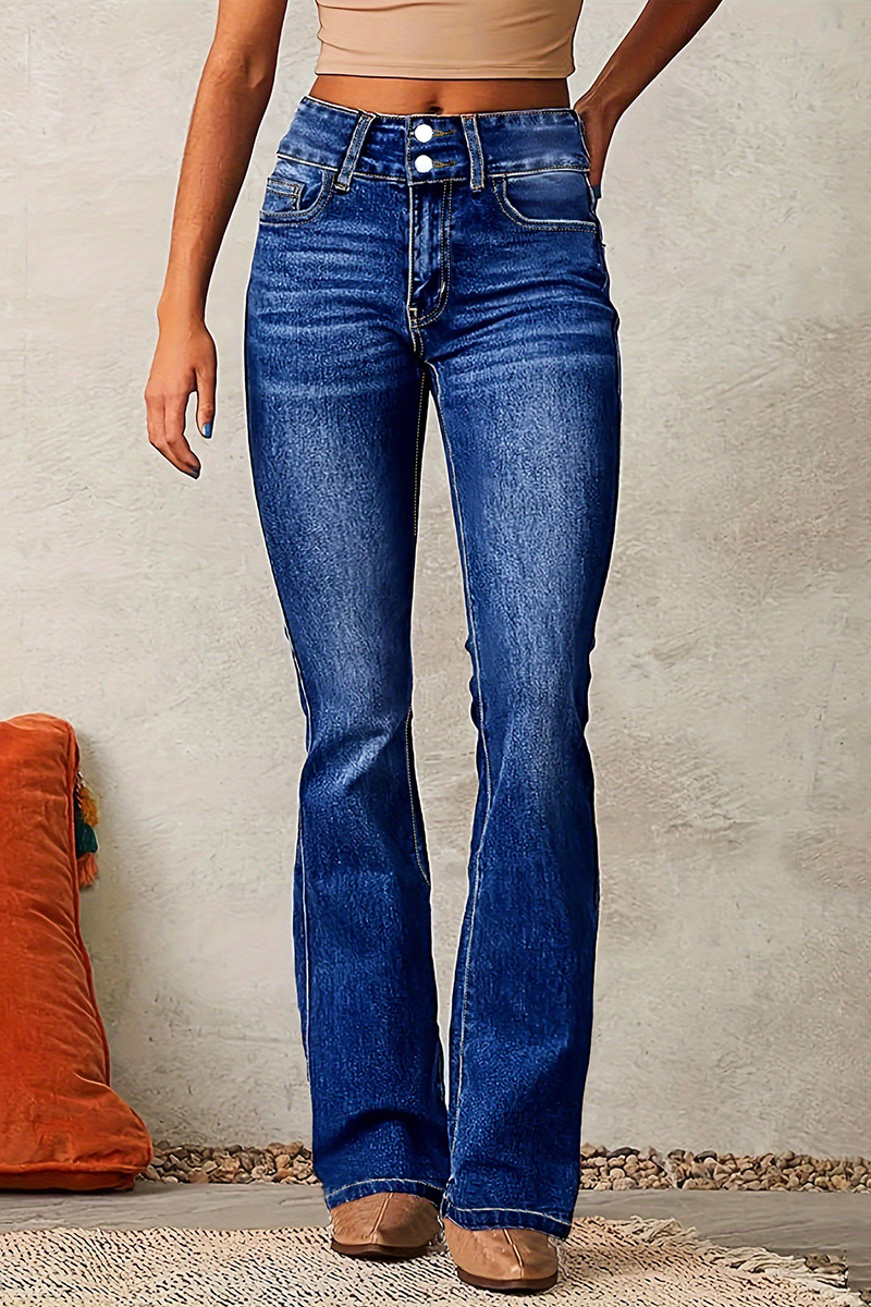 Women's Vintage Stretch Washed Jeans