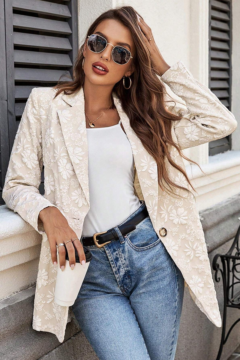 Fashion Jacquard Office Readyr Blazer