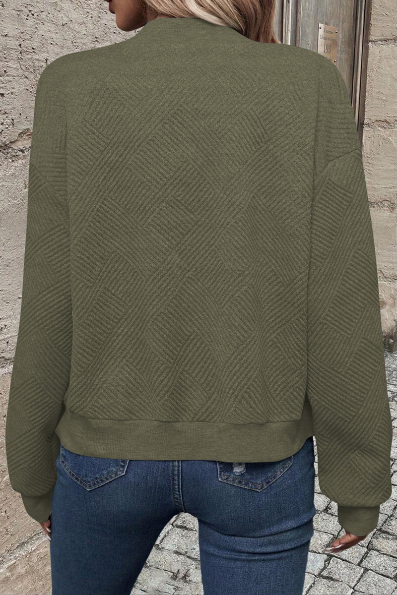 Casual Solid Color Zip Up Baseball Jacket