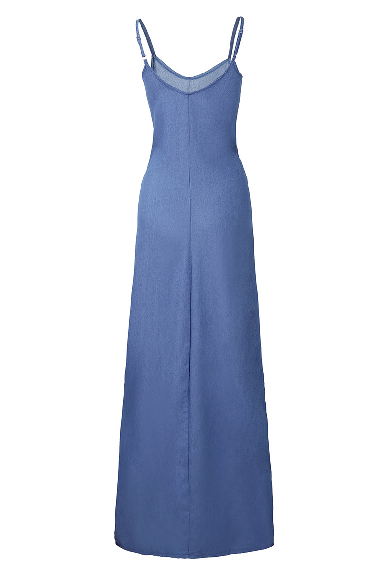 Fashion Loose Fit Sleeveless Denim Dress