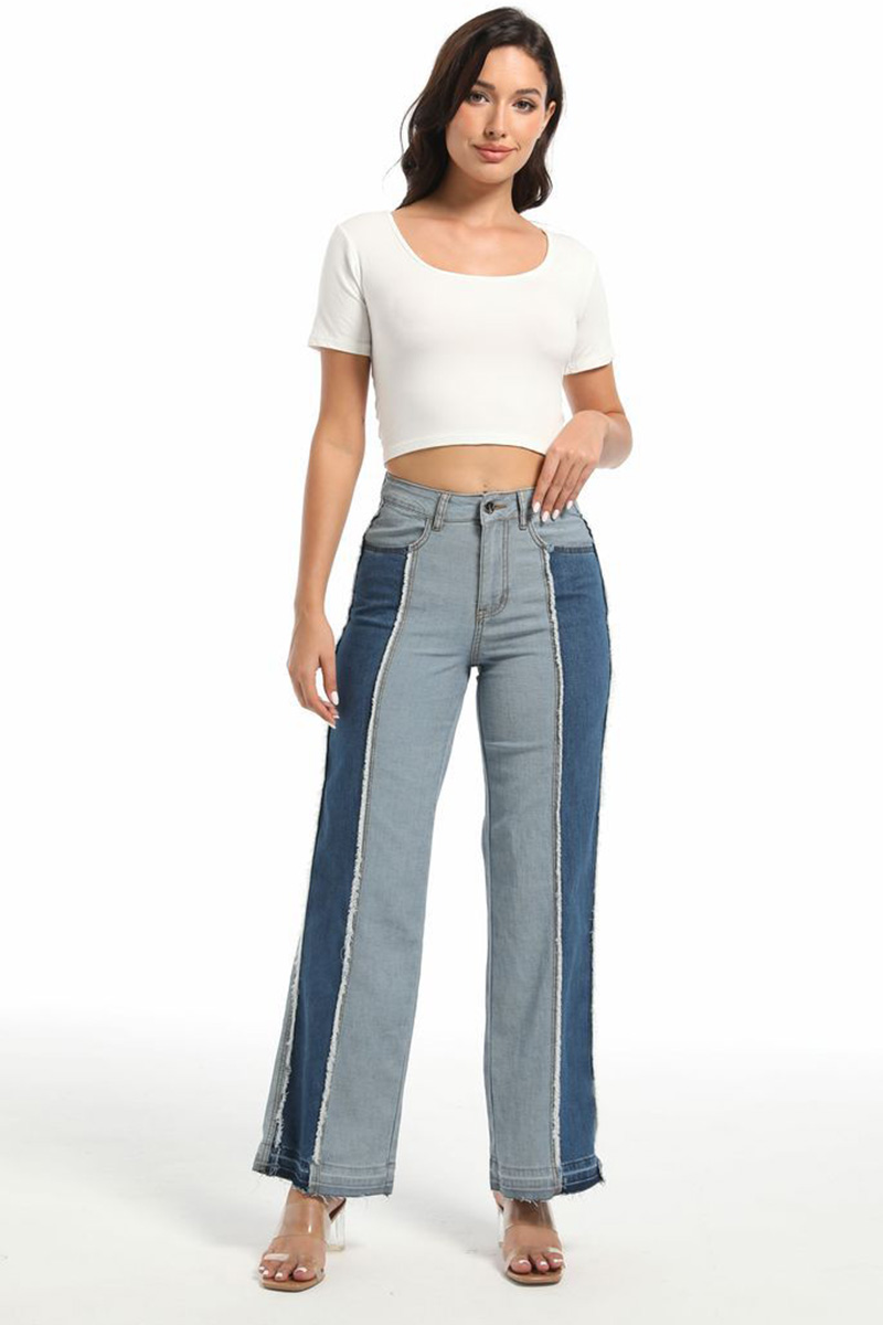 Fashionable High Waisted Slim Fit Denim Jeans