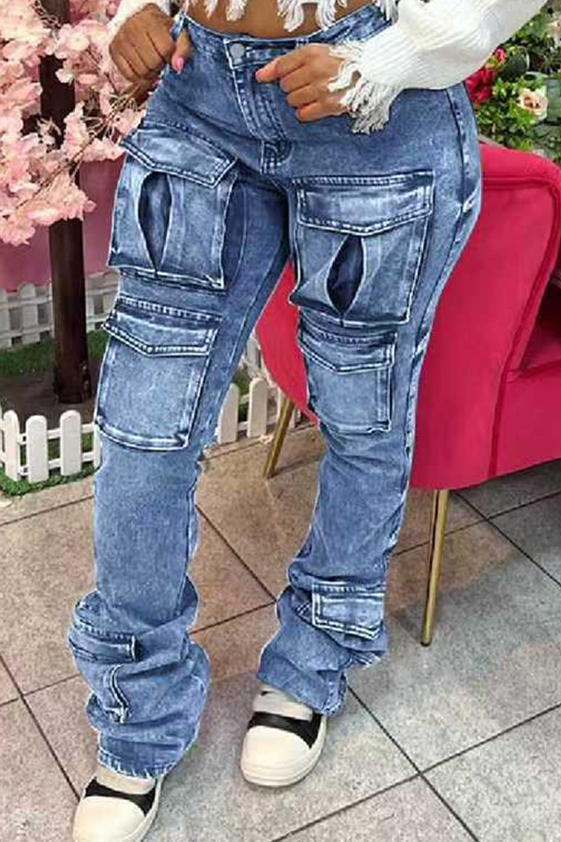 Women's Stretch Stacked Utility Jeans