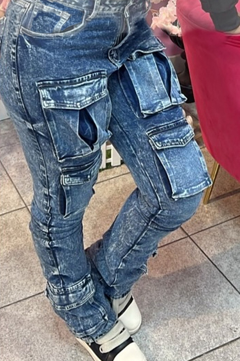 Women's Stretch Stacked Utility Jeans