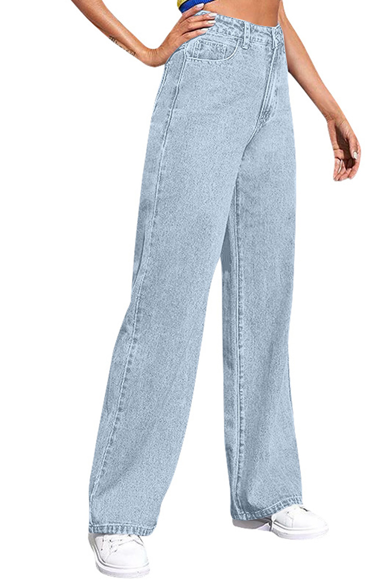 Women's Vintage Dropped Hem Jeans