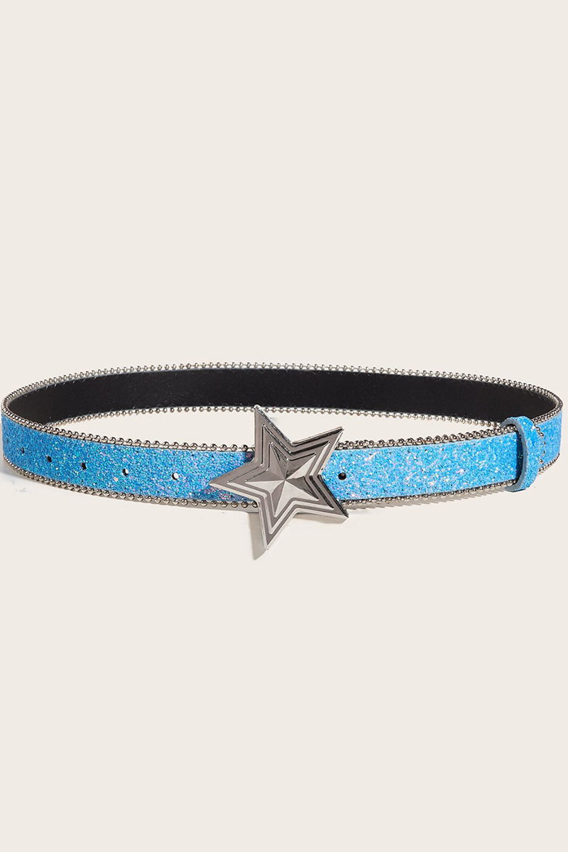 Ladies' Sequin Snap Closure Belt