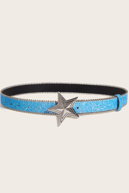 Ladies' Sequin Snap Closure Belt