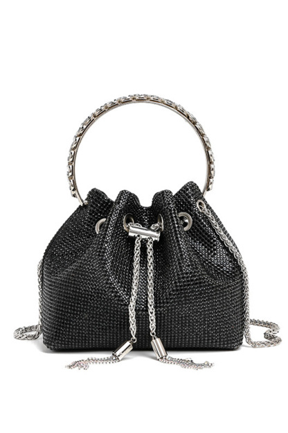 Women's Fully Studded Chain Strap Crossbody Bag