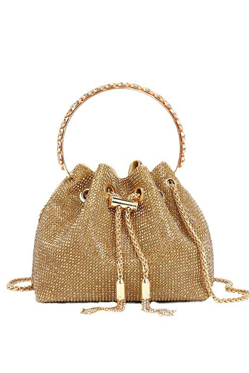 Women's Fully Studded Chain Strap Crossbody Bag