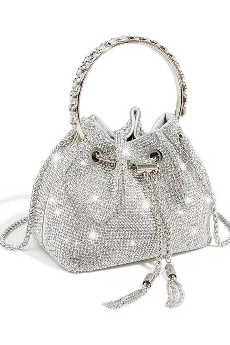 Women's Fully Studded Chain Strap Crossbody Bag