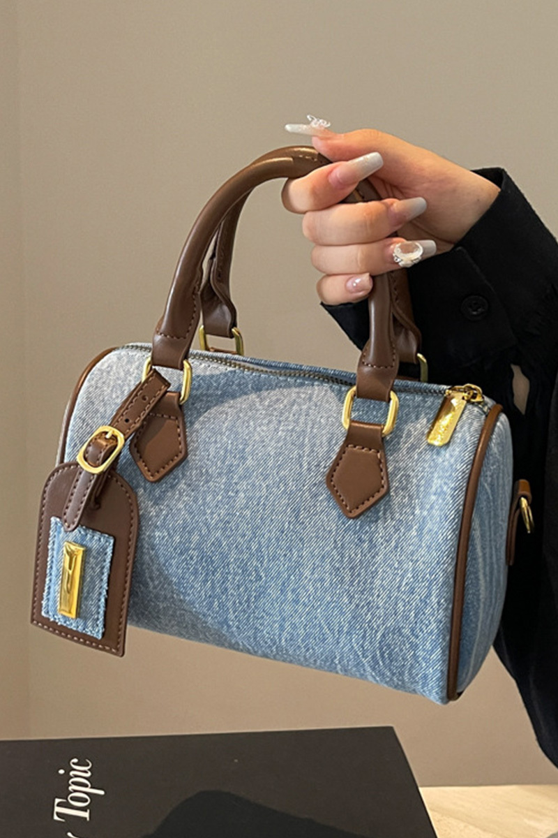 Women's Vintage Denim Pillow Handbag
