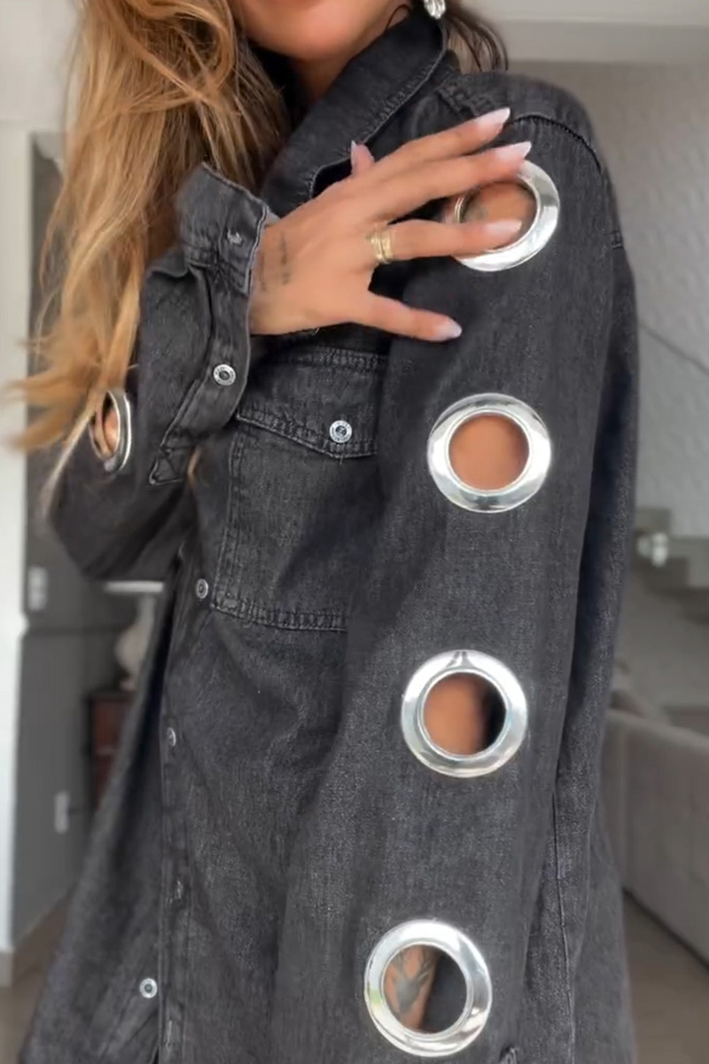 Women's Fashion Hollow-Out Ring Jacket