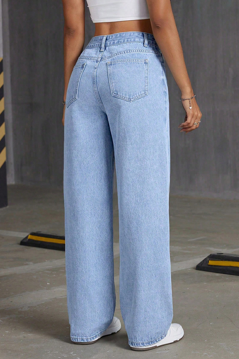 Women's  Rhinestone Butterfly Design Jeans