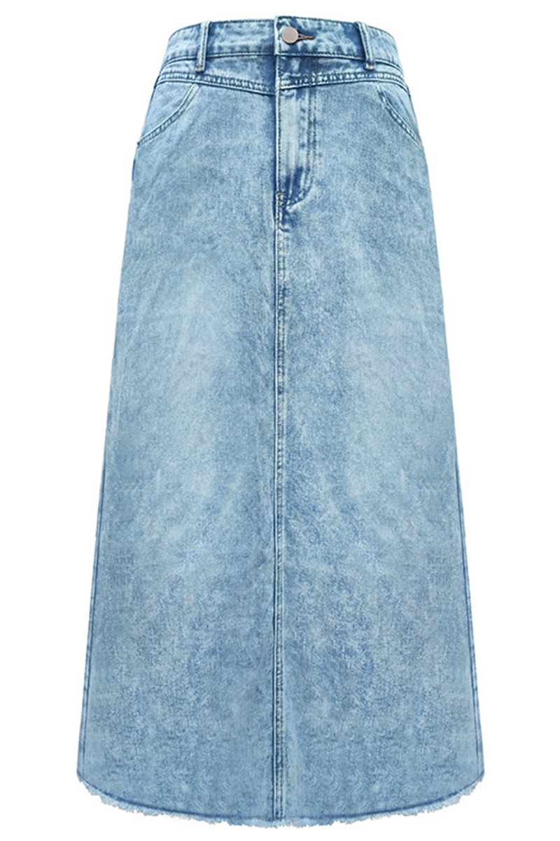 Women's Classic A-Line Denim Skirt