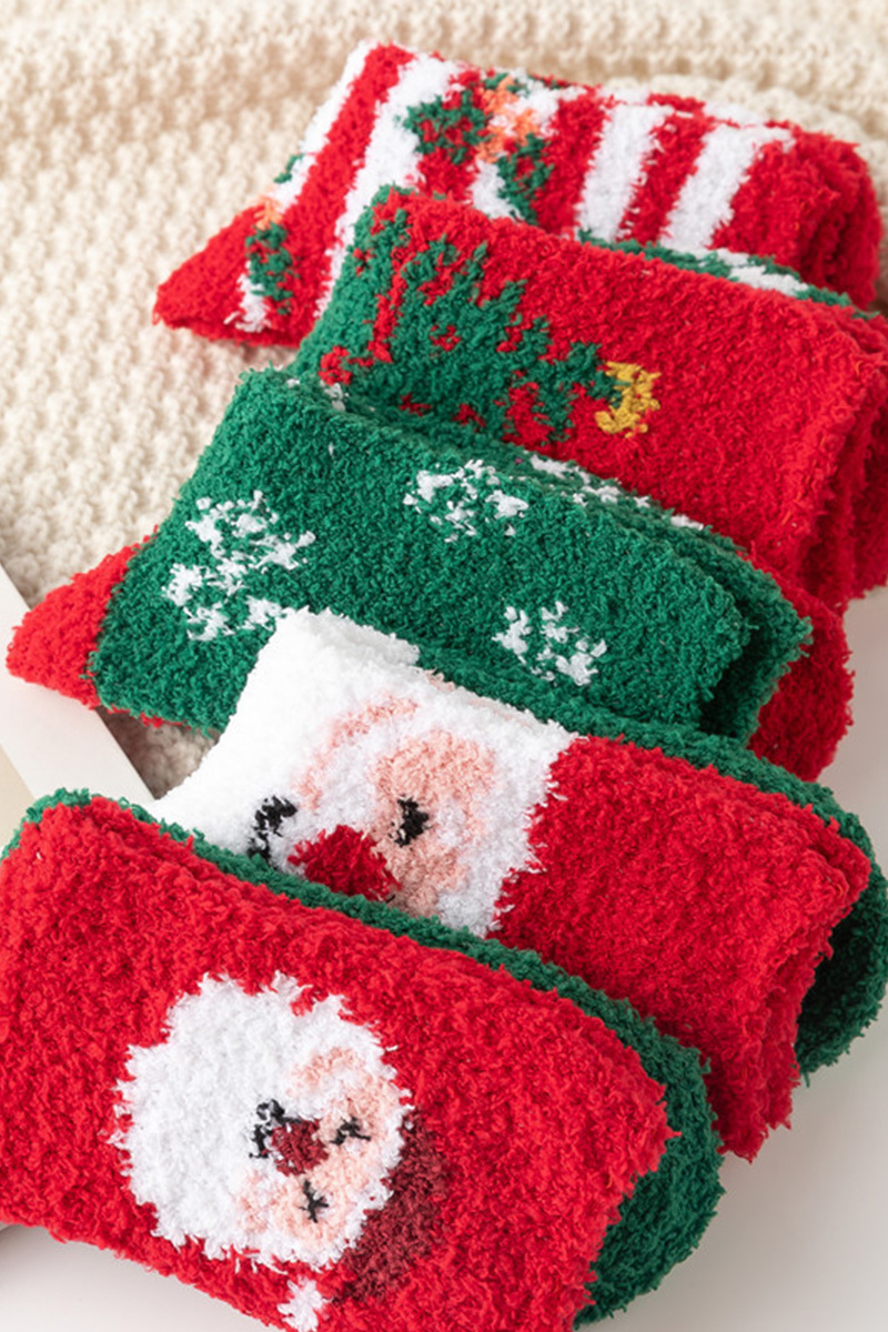 Women's Soft Fleece Anti-Slip Slipper Socks