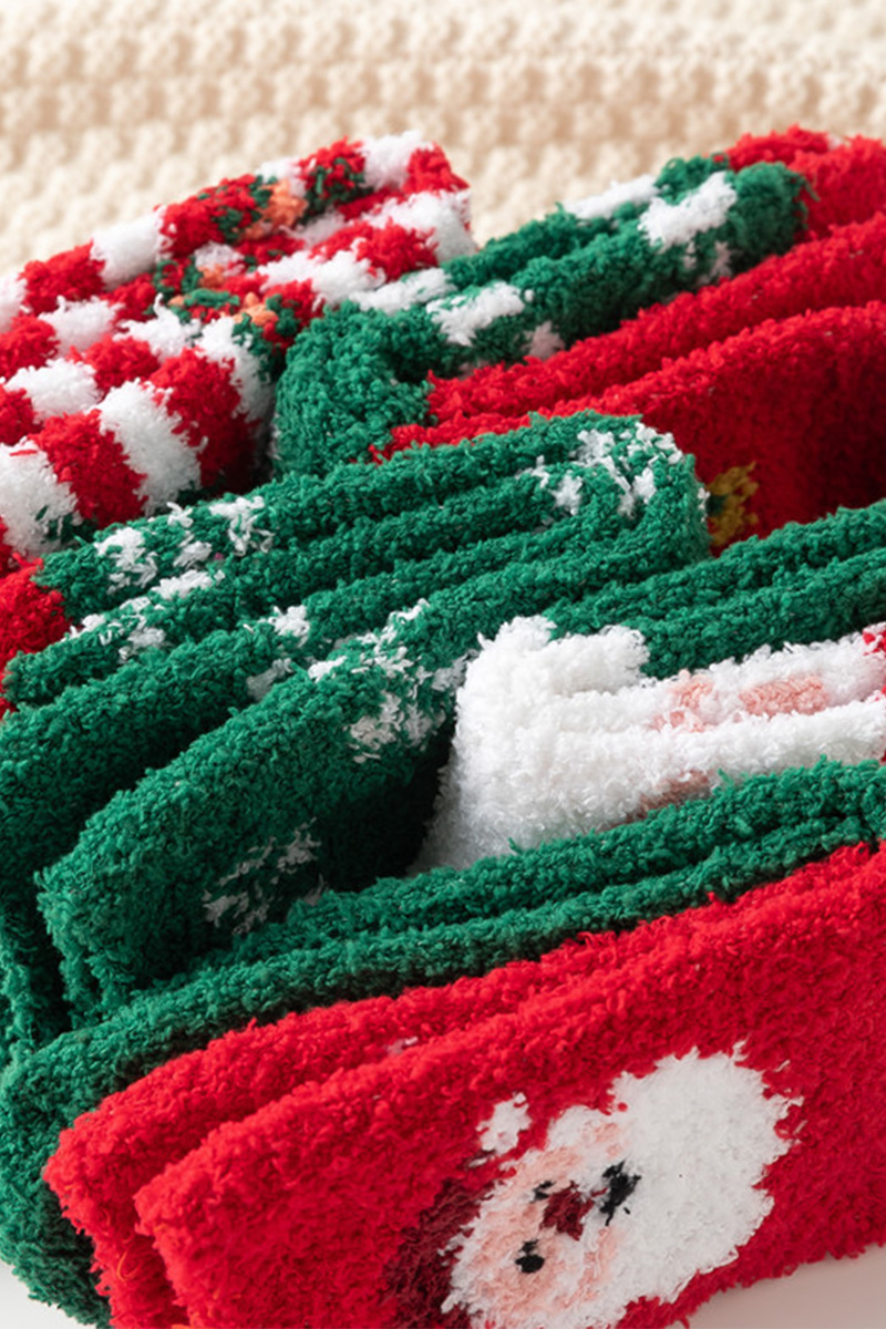 Women's Soft Fleece Anti-Slip Slipper Socks