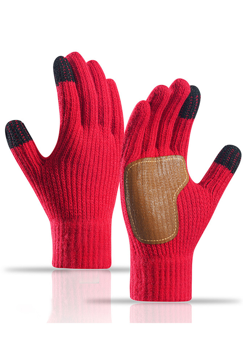 Outdoor Non-Slip Warm Knitted Gloves
