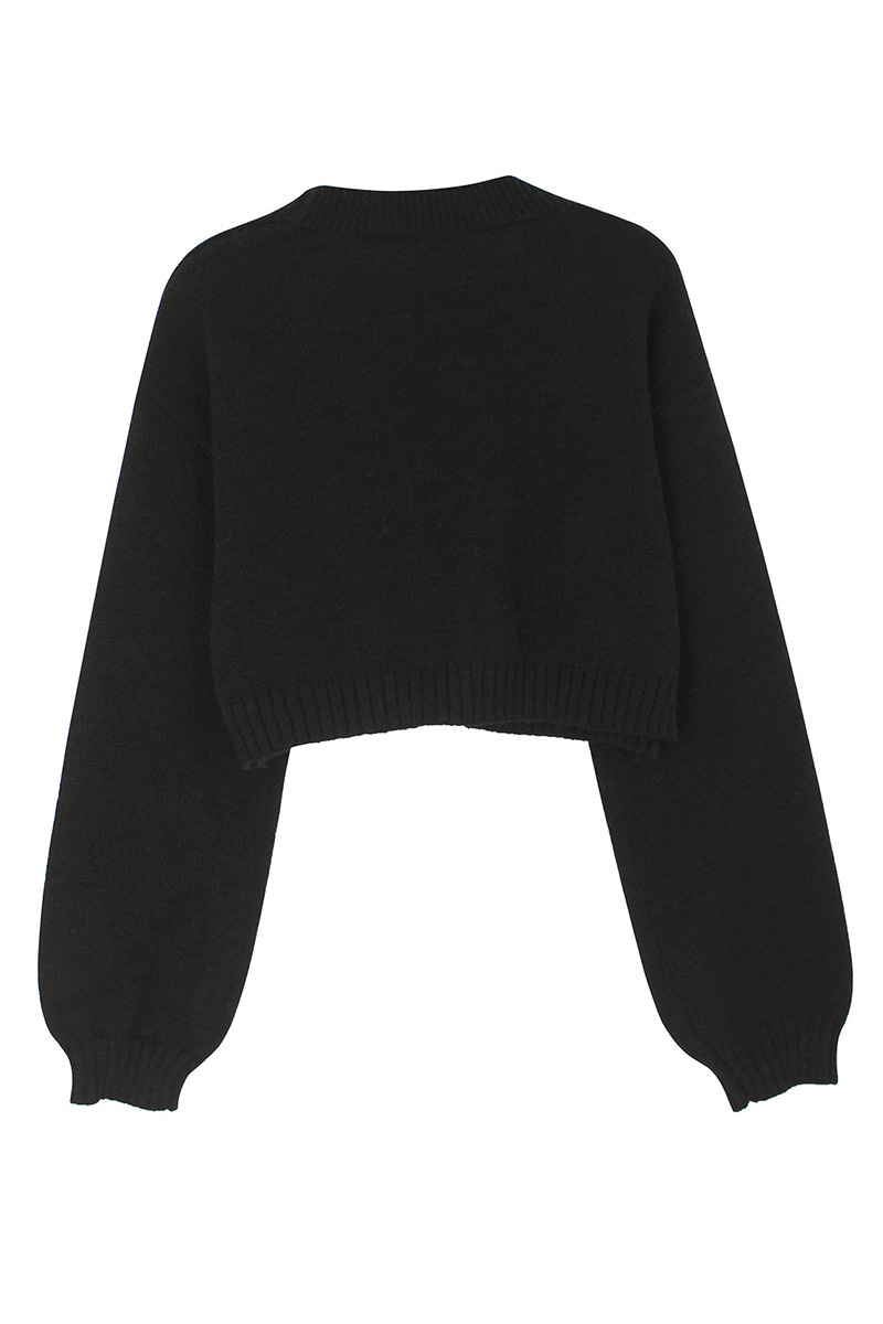 Gingerbread Man Pattern Knitted Sweater