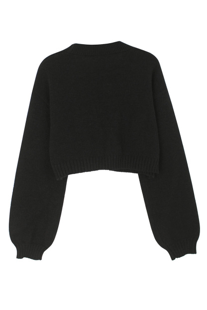 Gingerbread Man Pattern Knitted Sweater