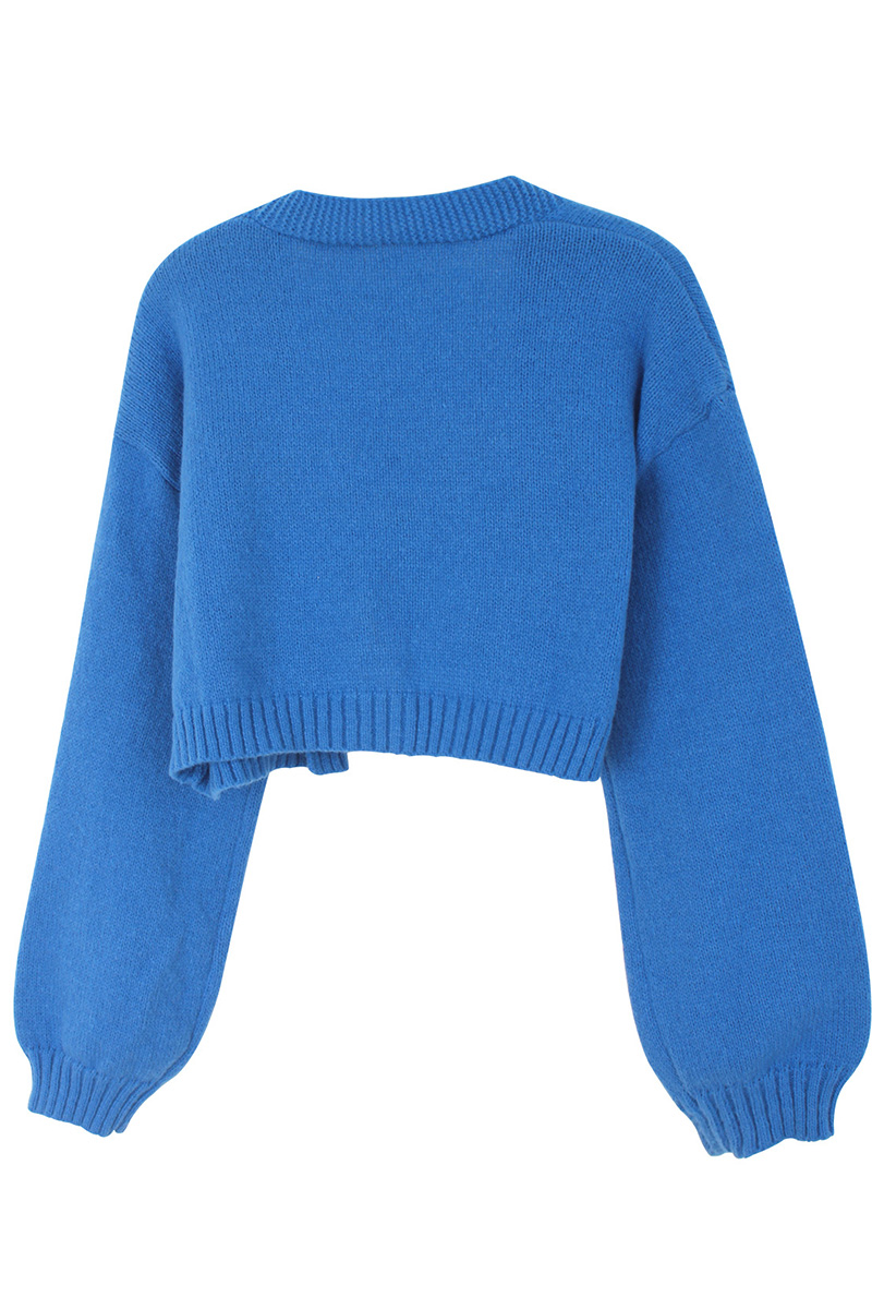 Gingerbread Man Pattern Knitted Sweater